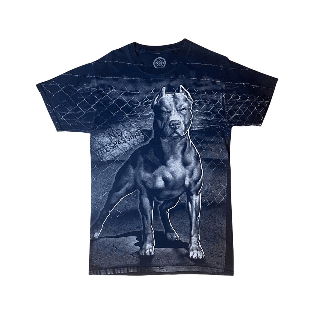 Y2K Pit Bull Short Sleeve T Shirt Black S